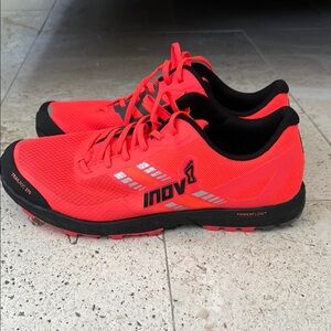 Inov-8 Red and Black Athletic Shoes for Performance